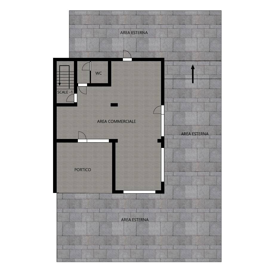 Foto 25 - Locale Commerciale Via Nazionale
 
1, Roseto degli Abruzzi - planimetria 1