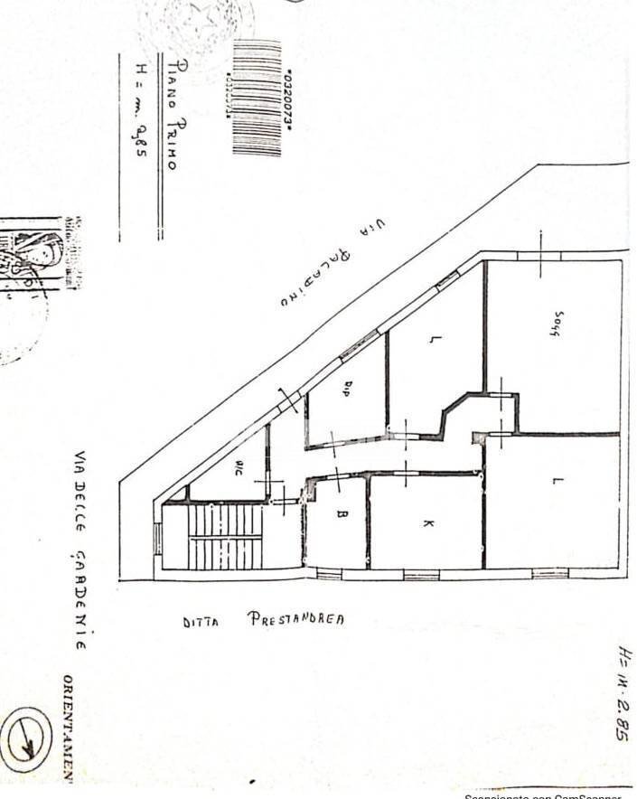 Foto 24 - Appartamento Via Paladino, Giardini-Naxos - planimetria 1