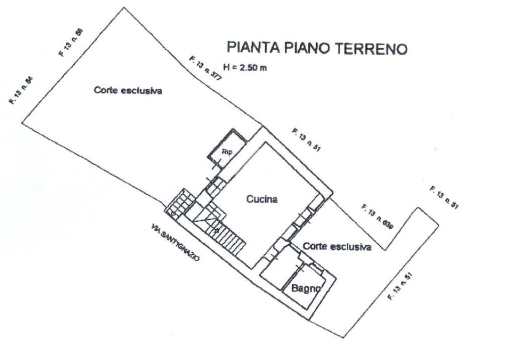 Semi-detached house Via sant'ignazio, Lanzo Torinese - floor plans 1