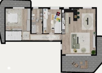 Four-room apartment Via Castelli Fiorenza, Rho - photo 31