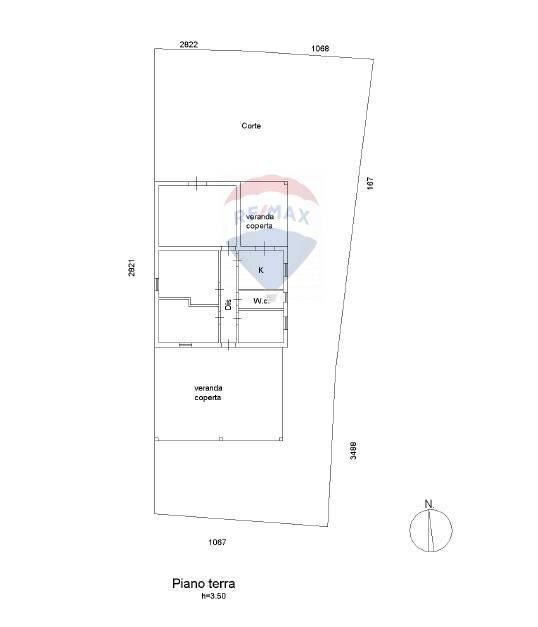 Pianta 2D - Villa via delle calendule, Alcamo - planimetria 1