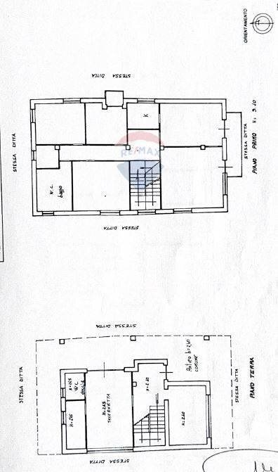 Pianta 2D - Villa Corso Vittorio Emanuele
 
3, Carinola - planimetria 1
