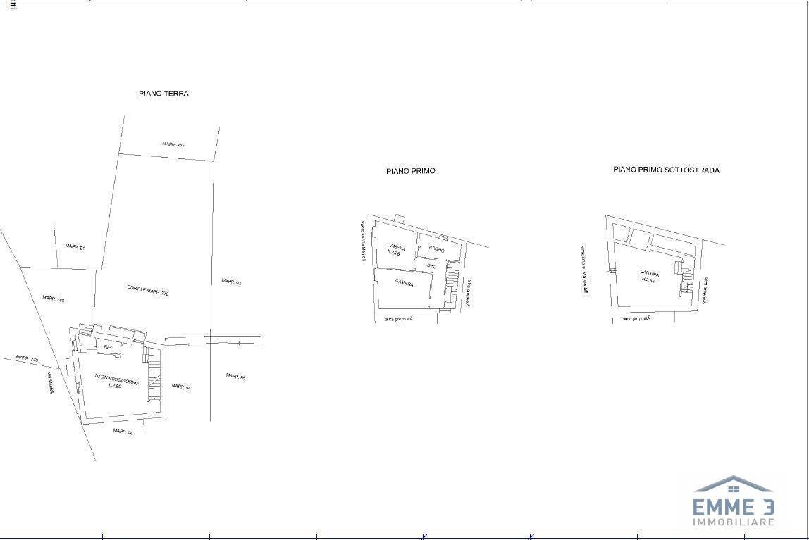 Foto 20 - Semi-detached house via mantelli
 
8, Frugarolo - floor plans 1