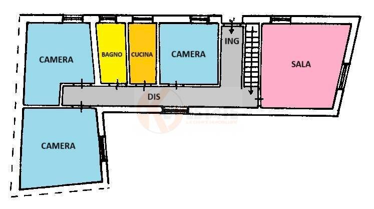 Foto 31 - Four-room apartment via Berlinguer
 
1, Chiaramonti - floor plans 1