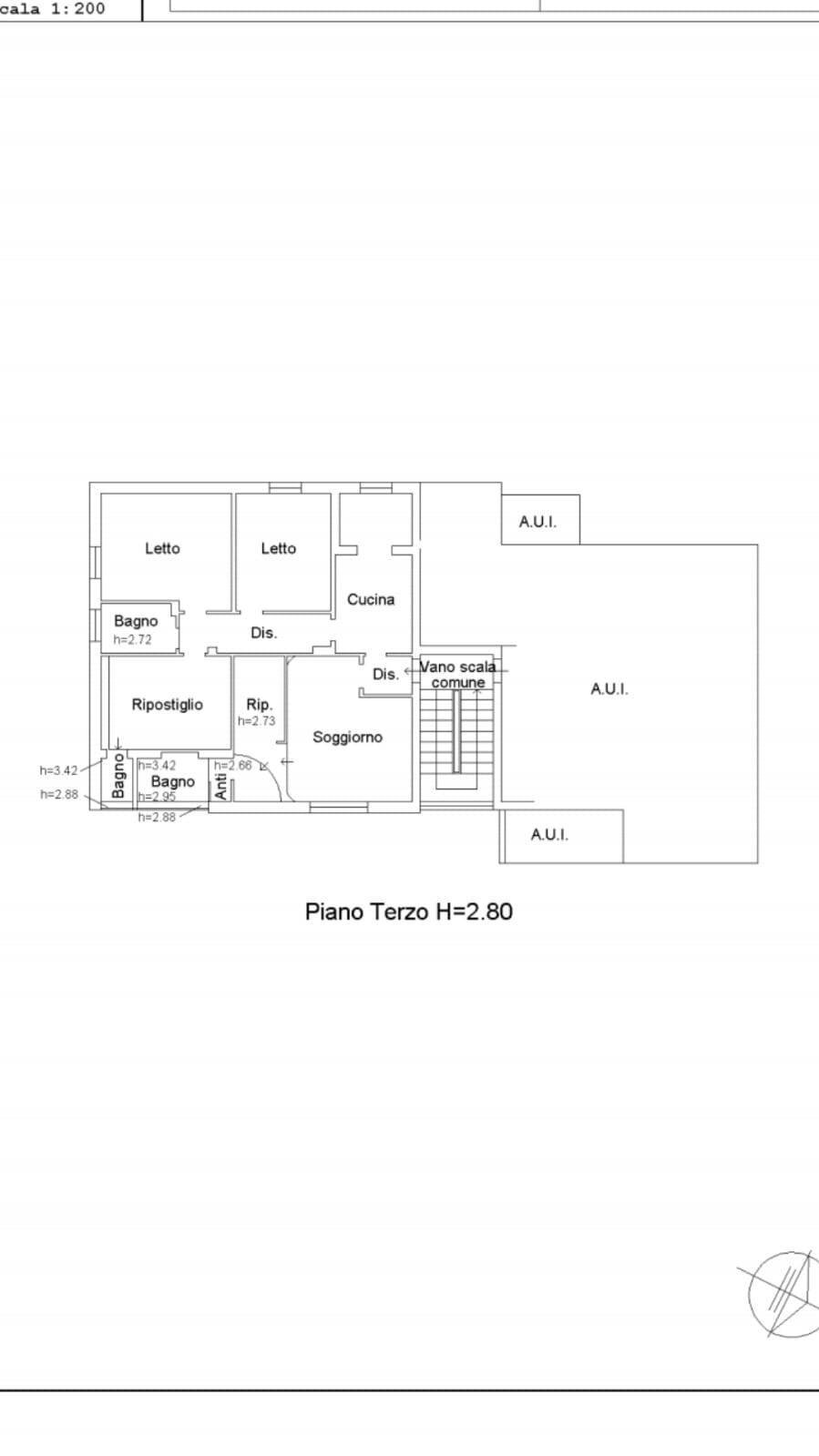 Foto 12 - Appartamento Via Renato Serra
 
00, Ravenna - planimetria 1