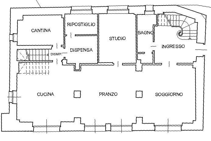 Planimetria - Villa via an rocco, Cenate Sotto - planimetria 1