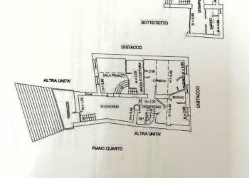 Planimetria - Attico via Giuseppe Garibaldi, Camogli - foto 19