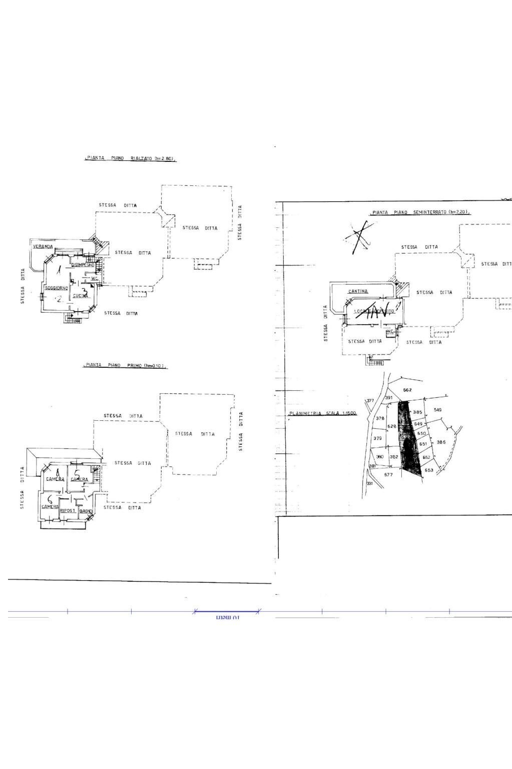 Villa a Schiera Borgata Meinà, 16, Rubiana - planimetria 1
