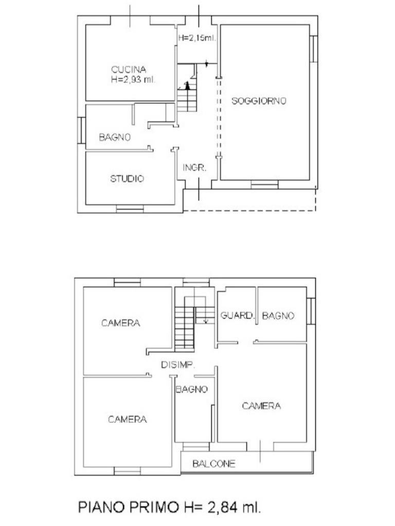 Villa Via San Donato, Granarolo dell'Emilia - planimetria 1