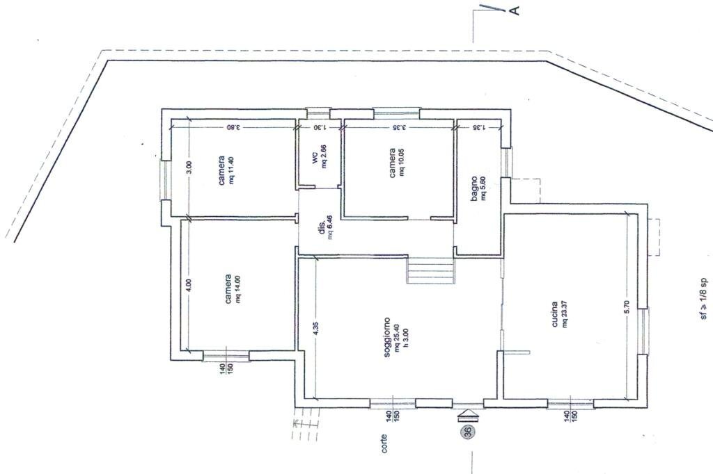 Villa Via Canova, Magliolo - planimetria 1