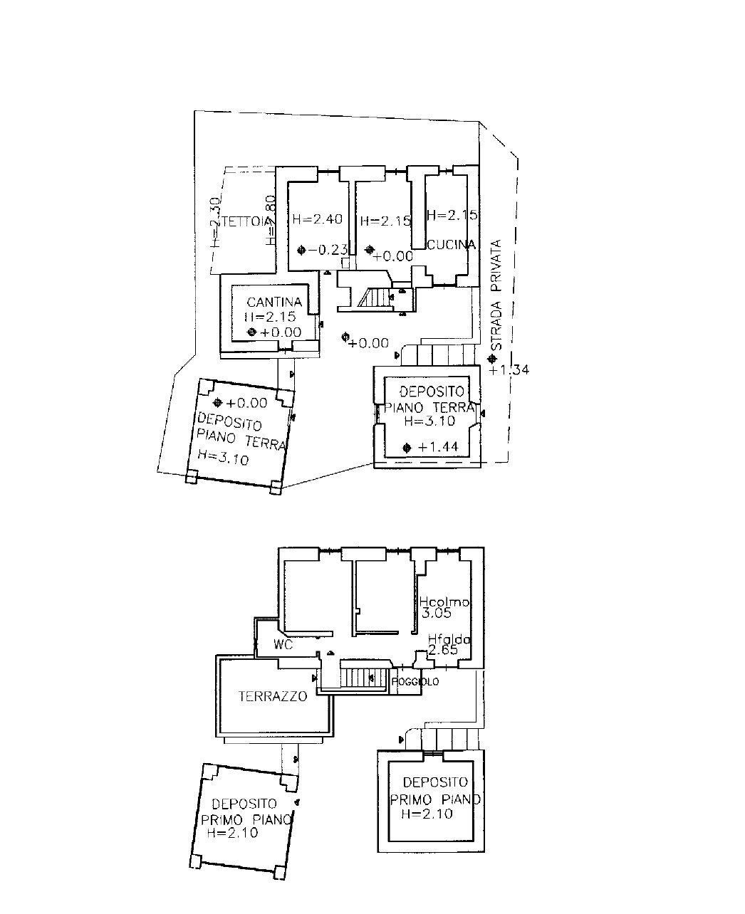 Villa Genova (zona Pegli) - planimetria 1