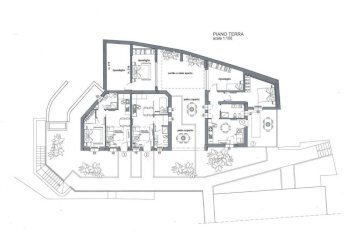 Planimetria - Bilocale via Albertazzi, Caspoggio - foto 3