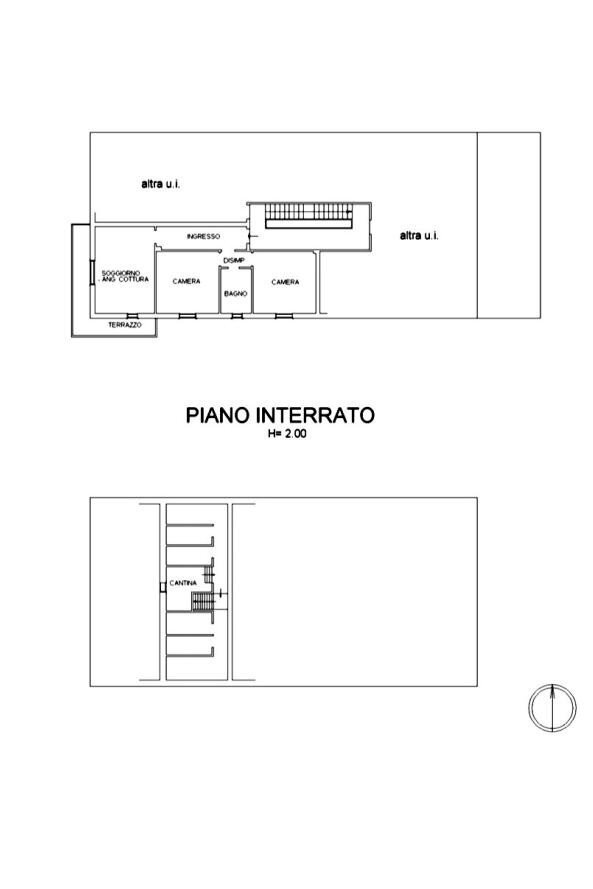 Trilocale via Luigi Casaglia, Monzuno - planimetria 1