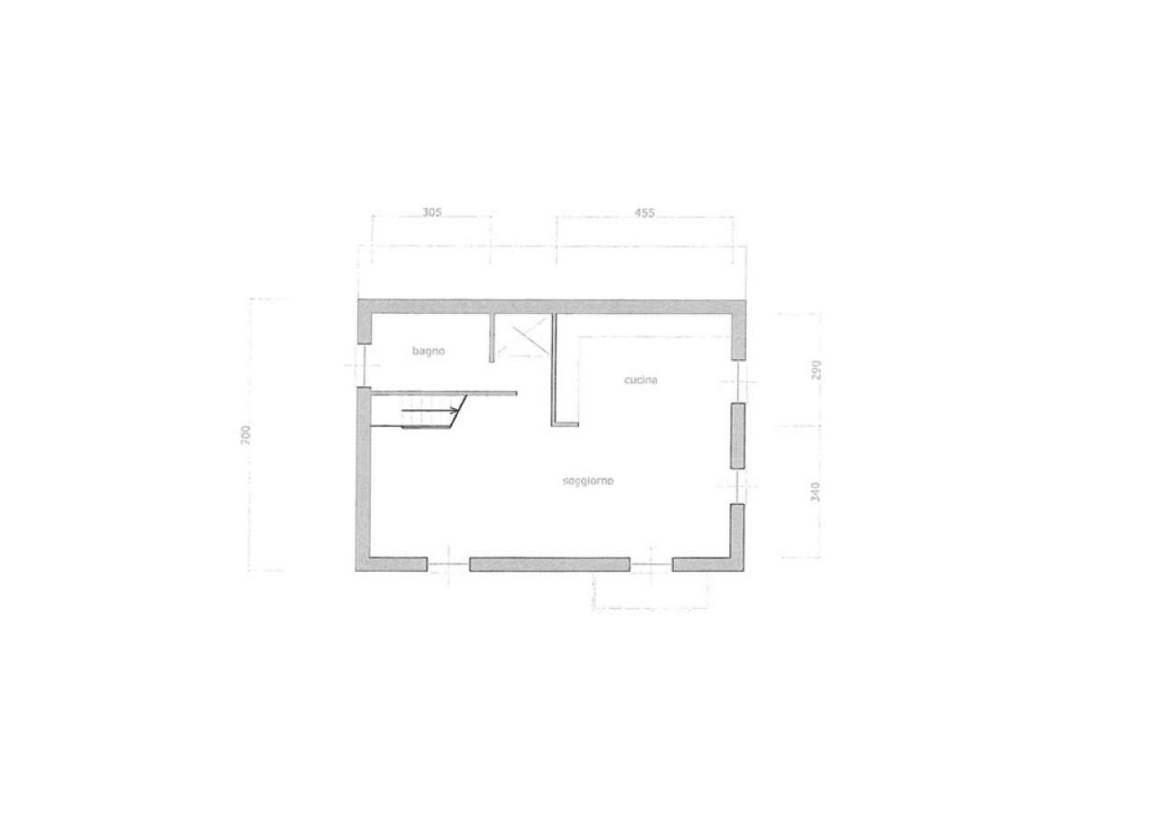 Plan zona giorno - Villa via Beleasco, Moneglia - floor plans 1