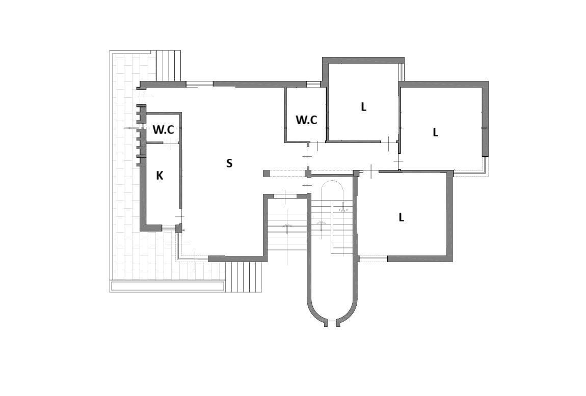 Villa Via Francesco Petrarca, Crispiano - planimetria 1