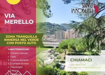 Vista - Appartamento via Rubaldo Merello, Genova - foto 1