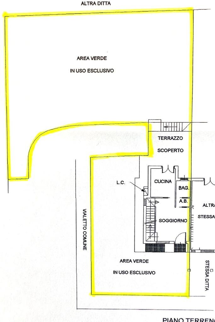Terraced Villa Corso IV novembre, Cafasse - floor plans 1