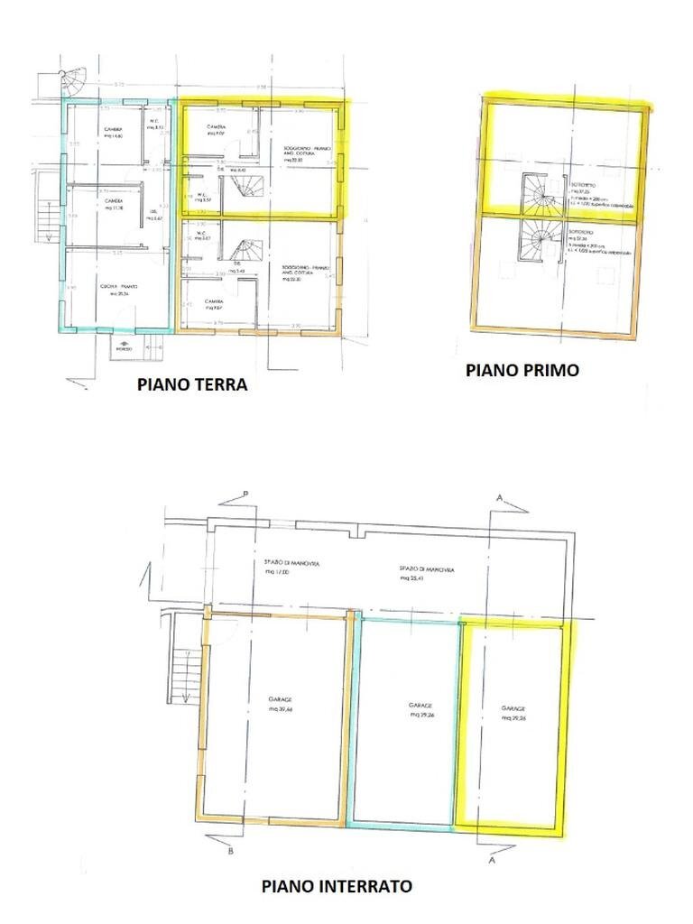 Stable - Palace Via roma, Saludecio - floor plans 1