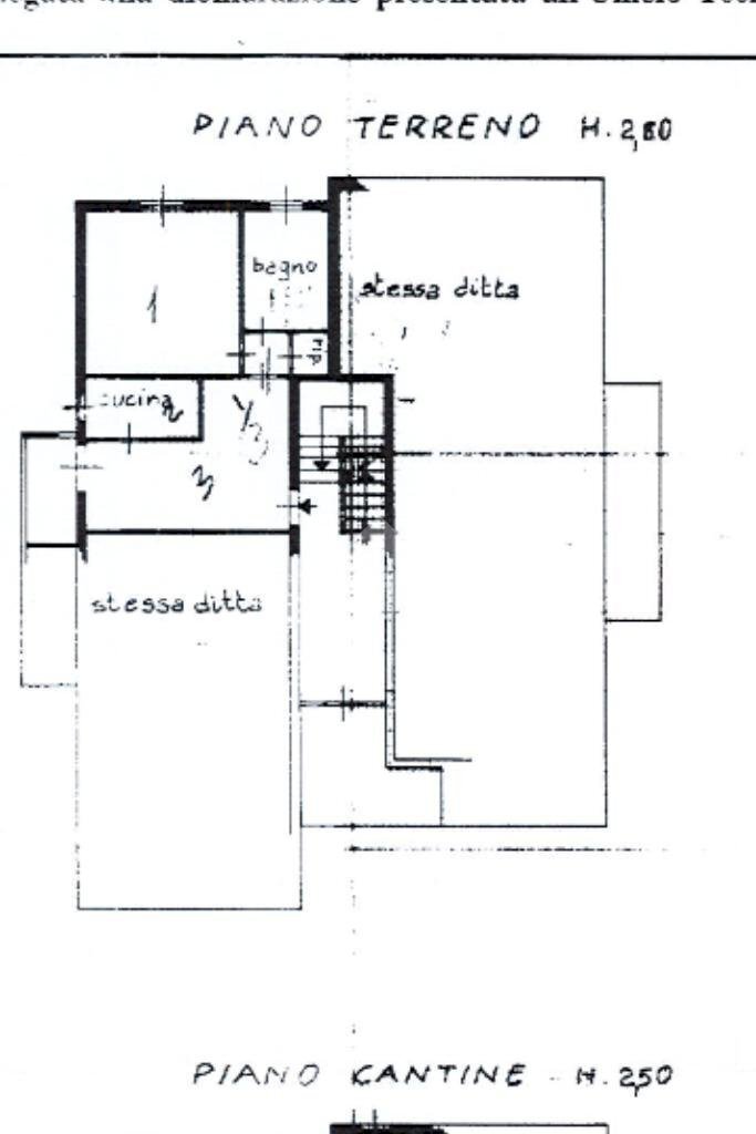 Bilocale Via Abbado, Medesano - planimetria 1