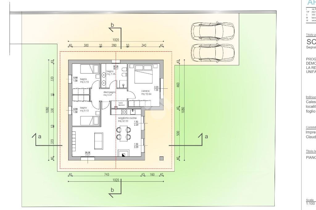 Villa Via Giovanni Battilochi, Calestano - floor plans 1