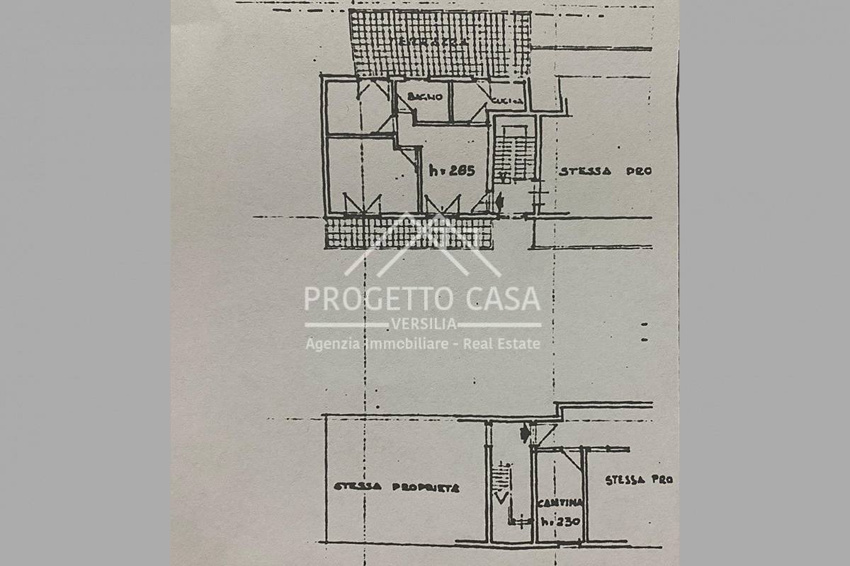 Foto 23 - Four-room apartment via san'ambrogio, Viareggio - floor plans 1