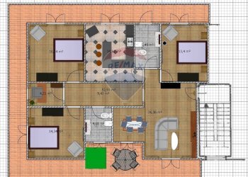 Pianta 2D - Appartamento via dei gerani
 
23, Misterbianco - foto 18