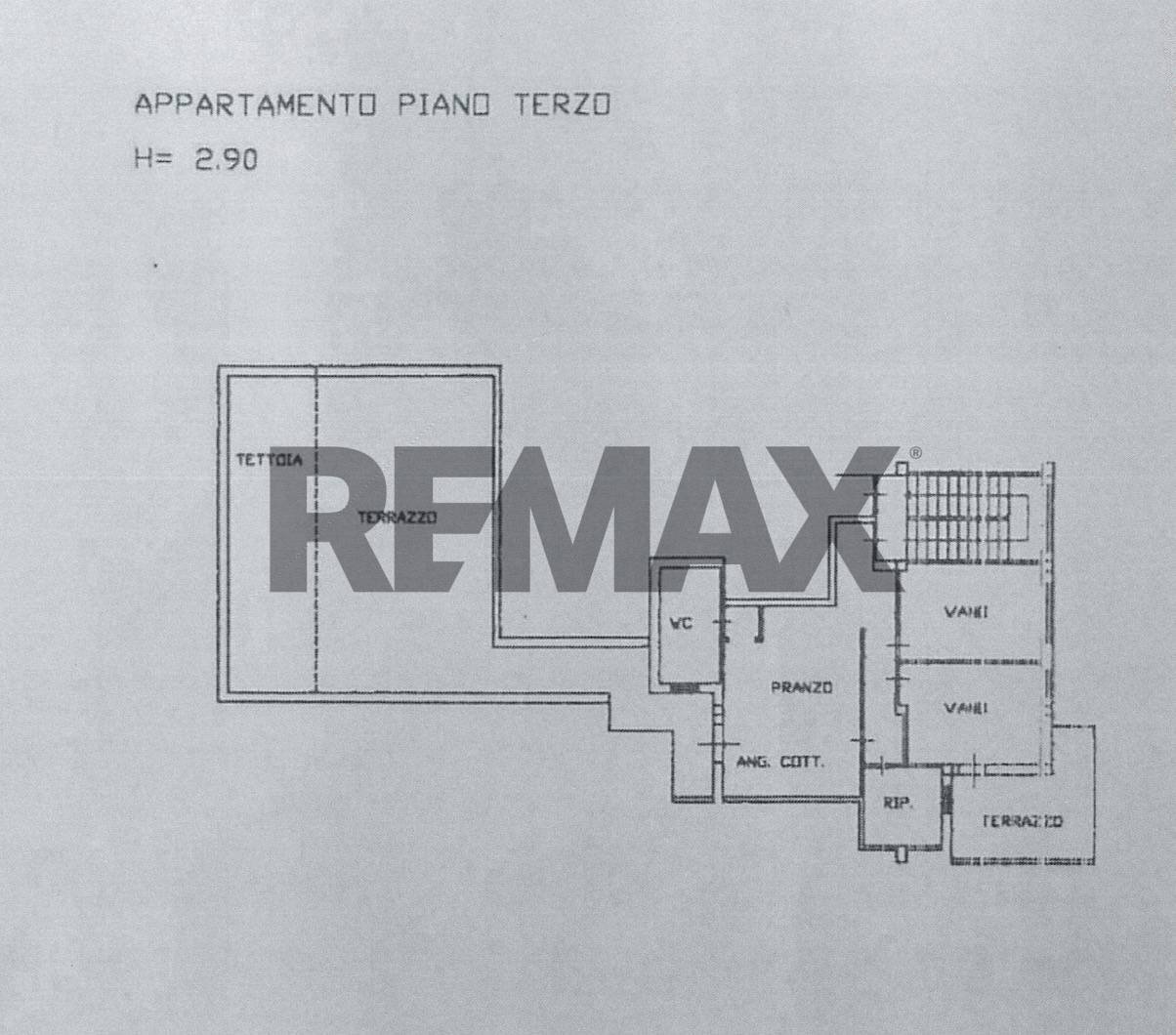 Pianta 2D - Appartamento Via Croce
 
160, Aci Catena - planimetria 1