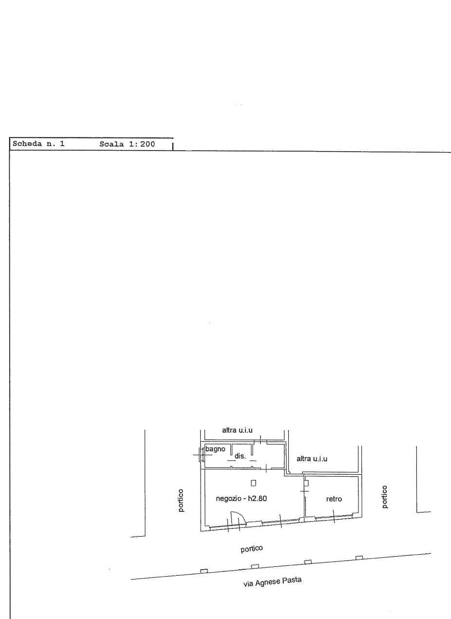 Foto 17 - Negozio Via Agnese Pasta
 
34, Melzo - planimetria 1