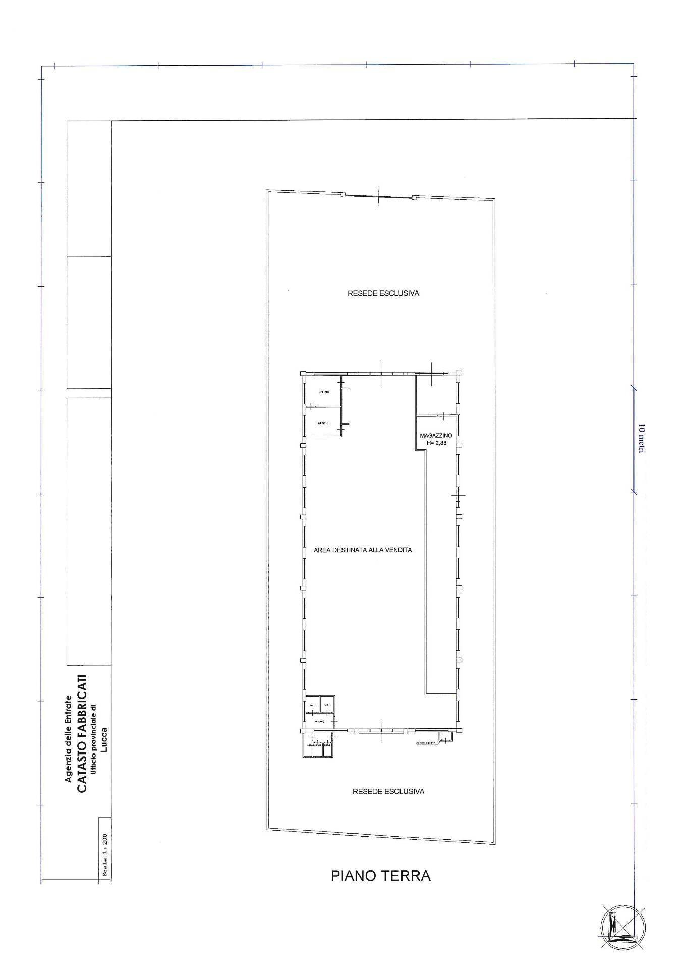 Foto 19 - Locale Commerciale Via Di Montramito, Massarosa - planimetria 1