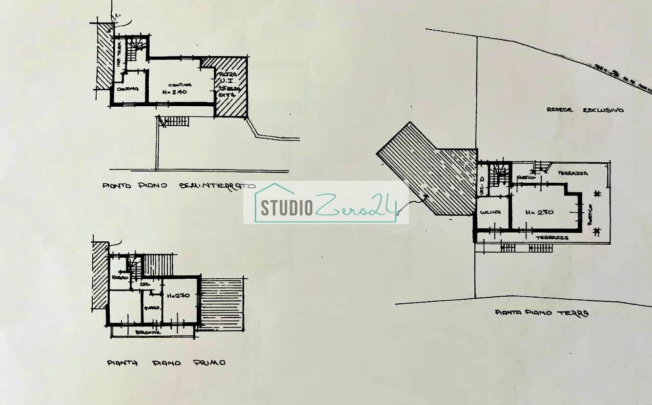 Foto 44 - Casa semi indipendente via case di gallè, Pietrasanta - planimetria 1