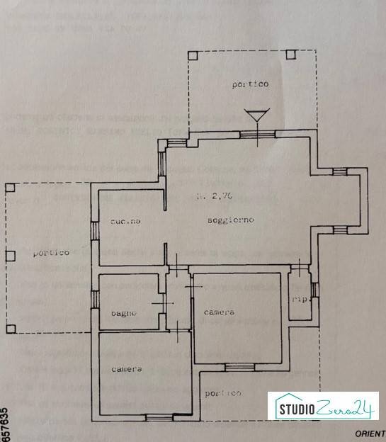 Foto 27 - Villa via battisti, Montecchio - planimetria 1