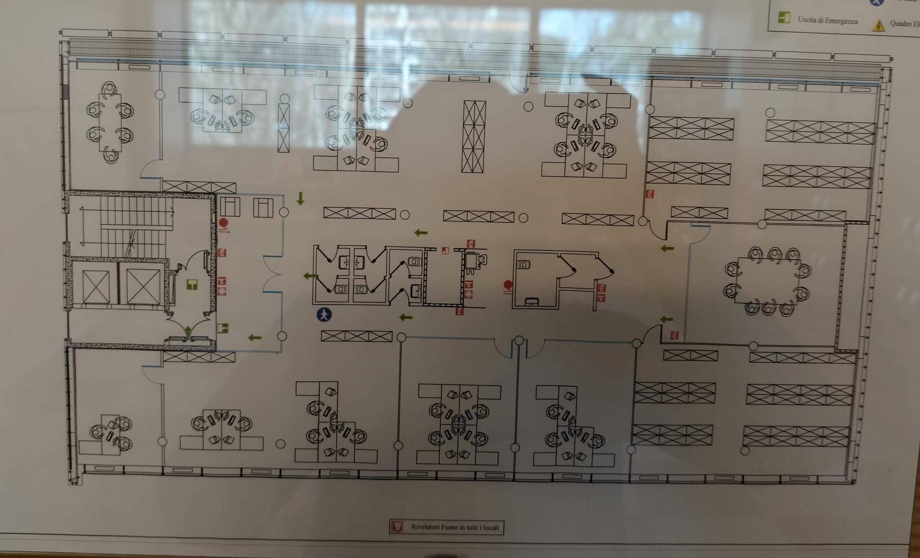 Ufficio via Sant'Uguzzone, Milano - planimetria 1