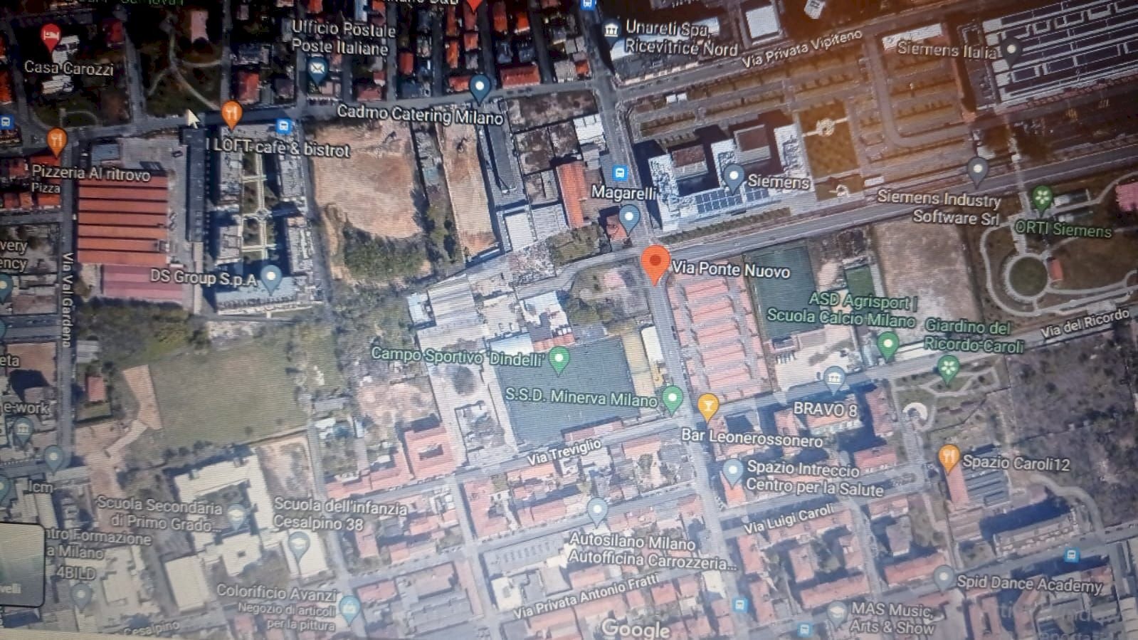 Terreno edificabile via Ponte Nuovo, Milano - planimetria 1