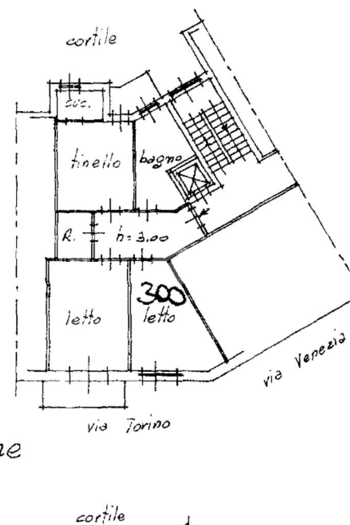 Three-room apartment Via Venezia, Beinasco - floor plans 1