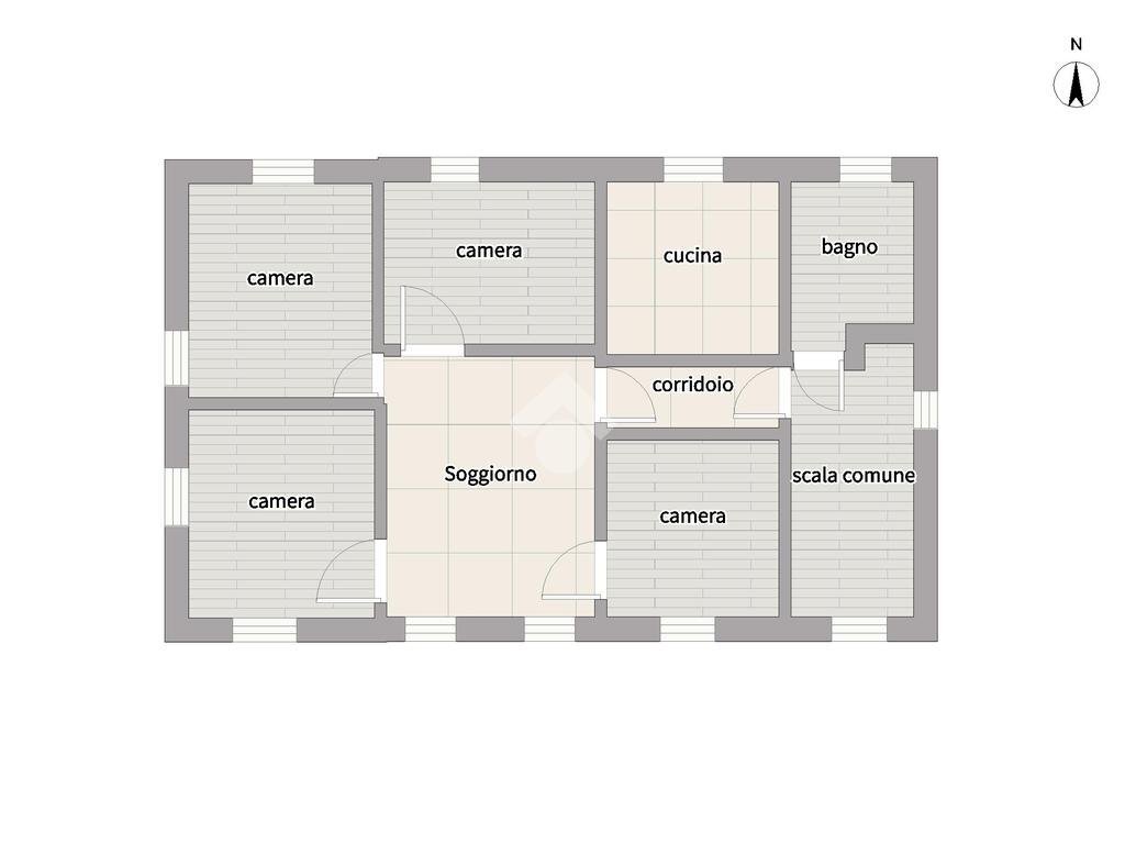 Appartamento Via Roma, Diano San Pietro - planimetria 1