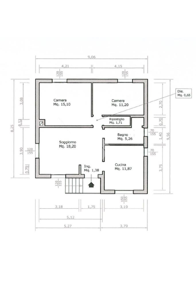 Villa piazza della repubblica, Castelfranco Emilia - planimetria 1
