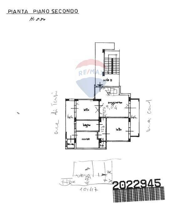 Pianta 2D - Appartamento giovanni guglielmino
 
42, Tremestieri Etneo - planimetria 1