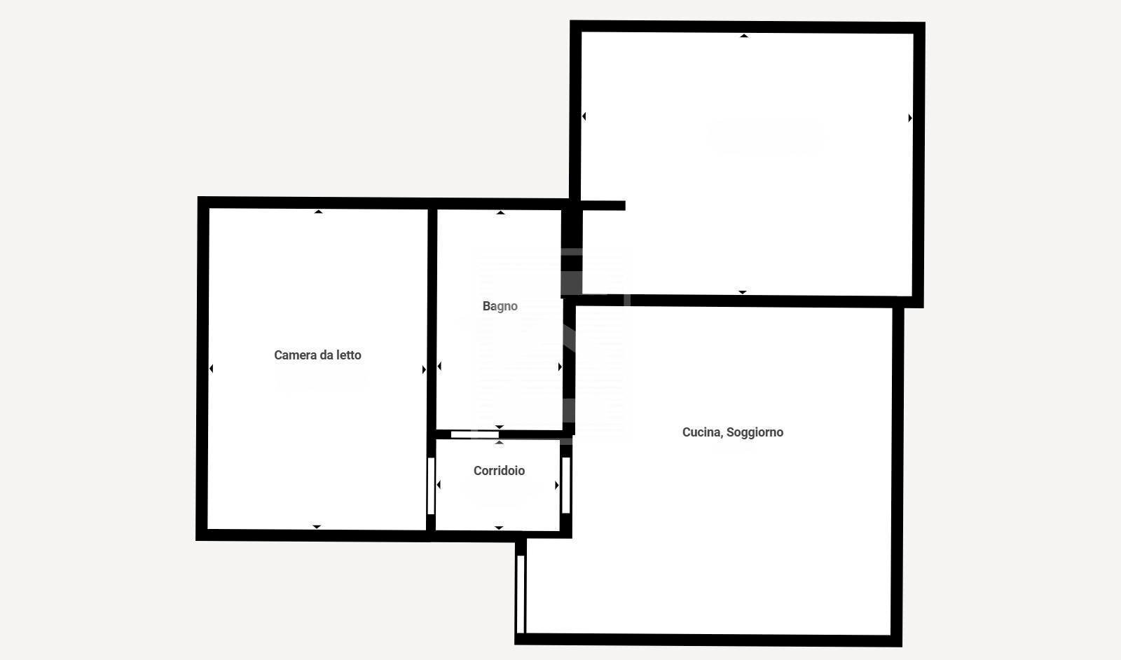 Foto 32 - Bilocale Località Sermana
 
1, Peschiera del Garda - planimetria 1