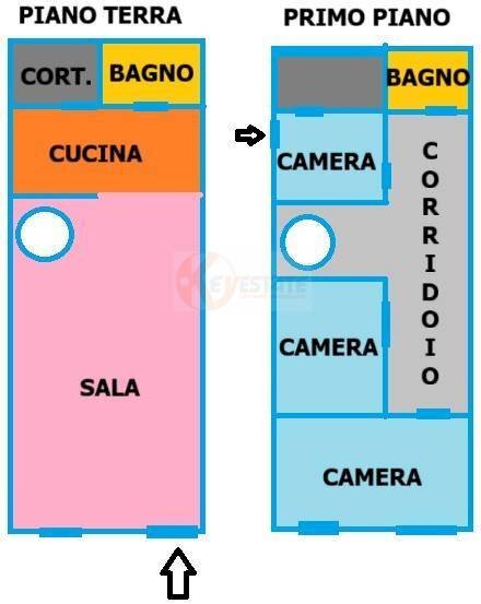 Foto 27 - Independent house via roma
 
67, Buggerru - floor plans 1