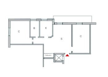Planimetria - Three-room apartment via André-Marie Ampère, 3, Monza - photo 24