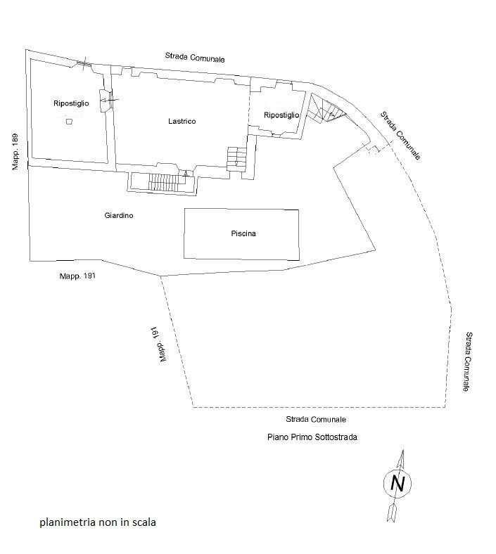 Villa via Santa Maria, Montaldo Bormida - planimetria 1