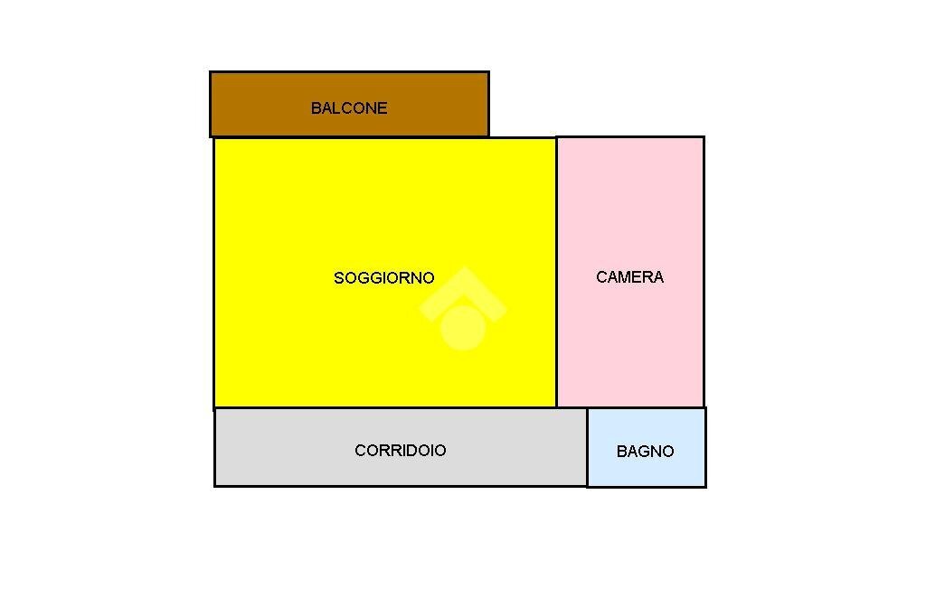 Bilocale Via del Colle, Sestriere - planimetria 1
