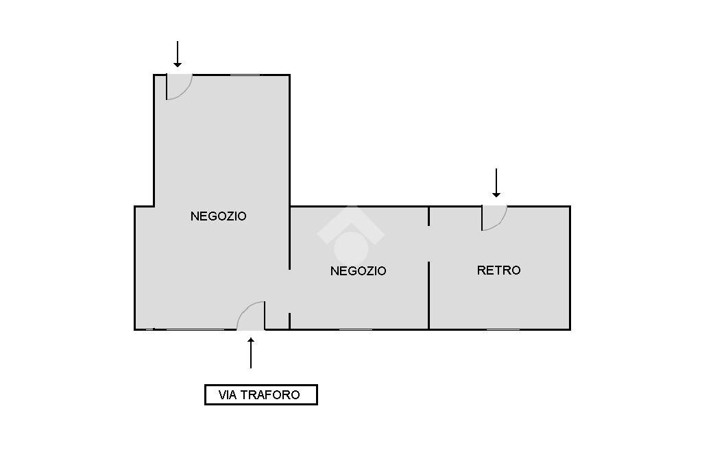 Two-room apartment Via Traforo, Bussoleno - floor plans 1