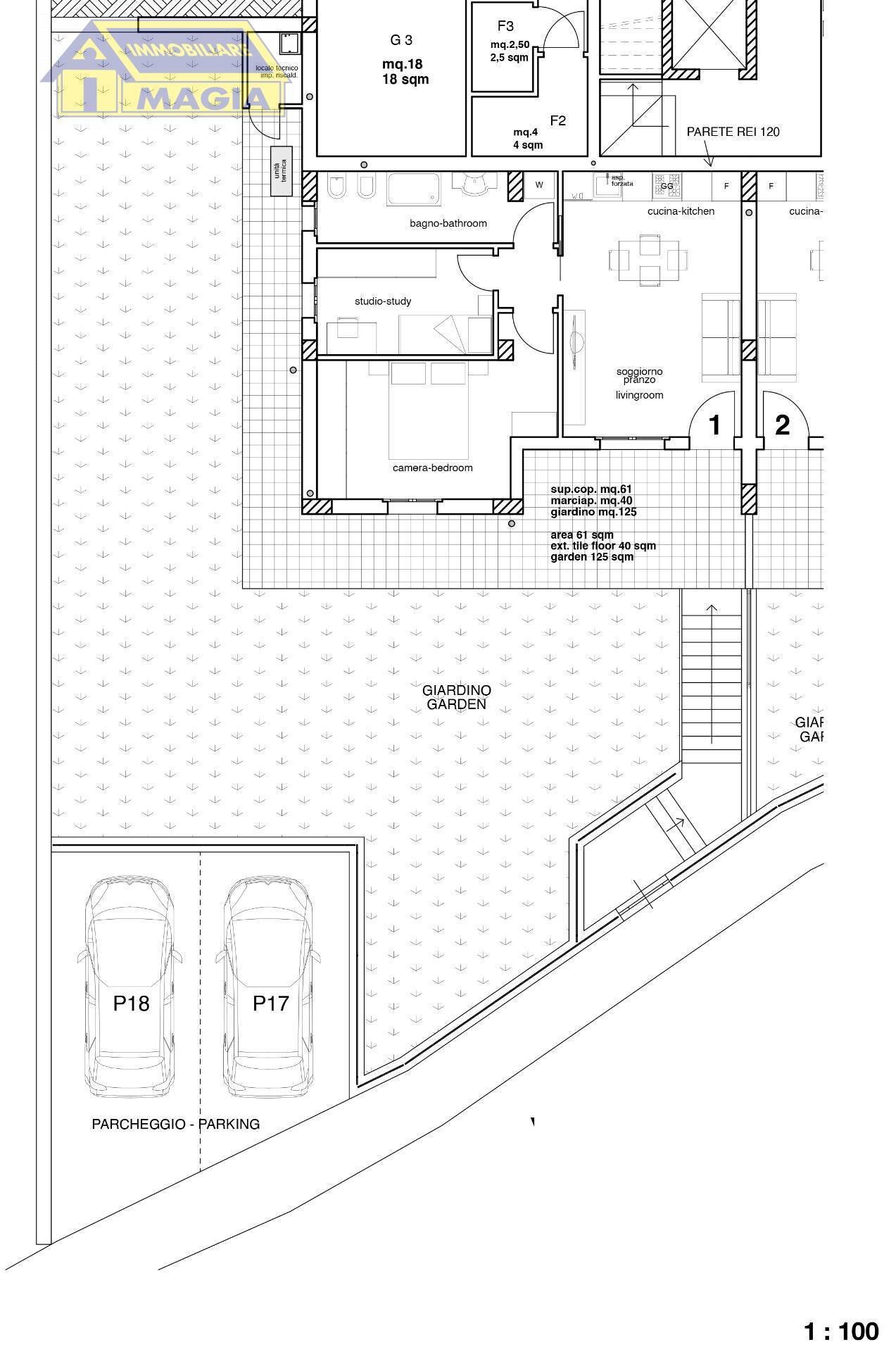 Foto 7 - Trilocale 19, Acquaviva Picena - planimetria 1