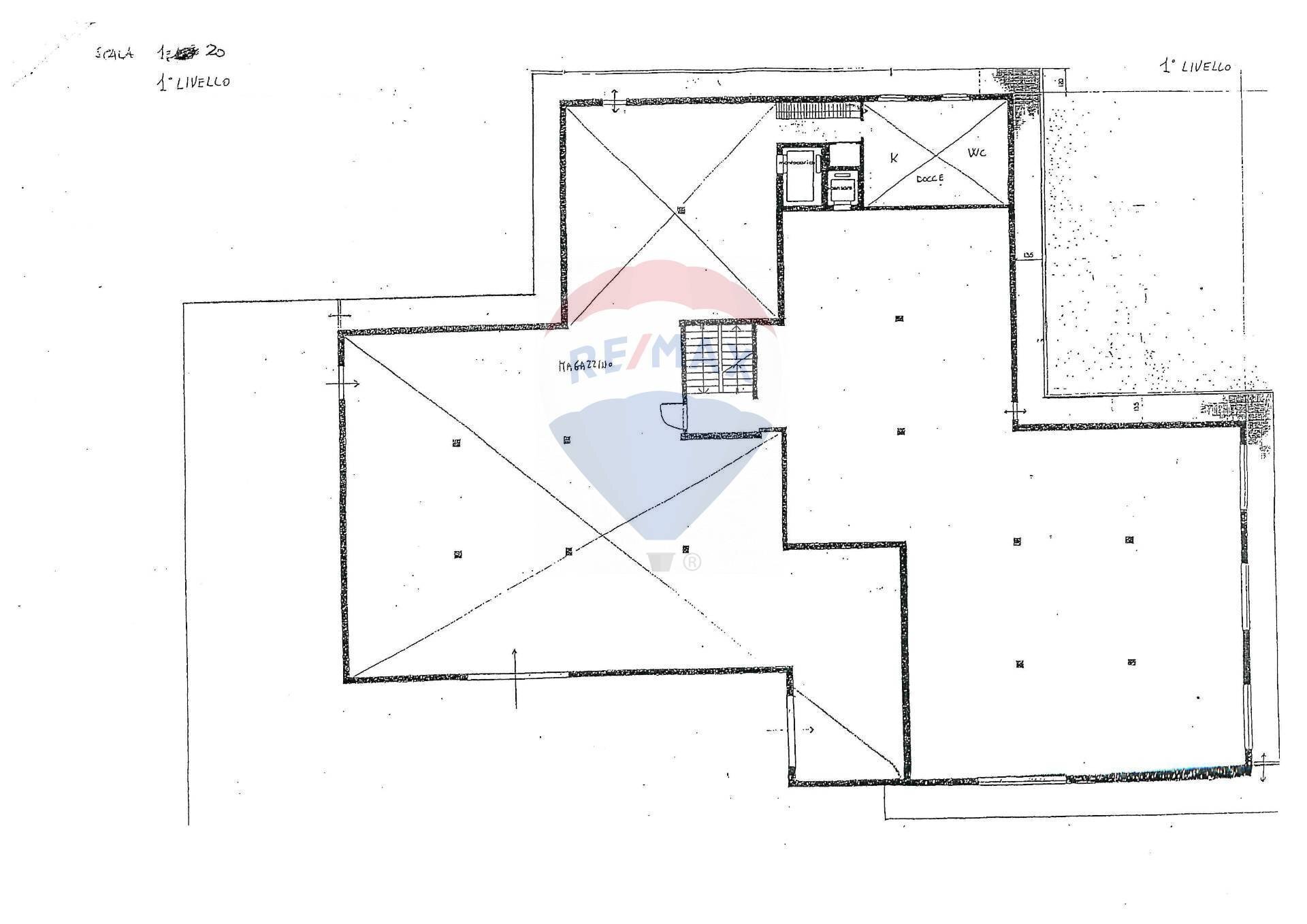 Pianta 2D - Locale Commerciale Piombino - planimetria 1