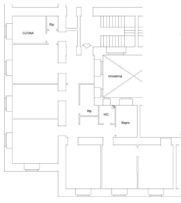 Foto 21 - Appartamento via denza, Roma - planimetria 1