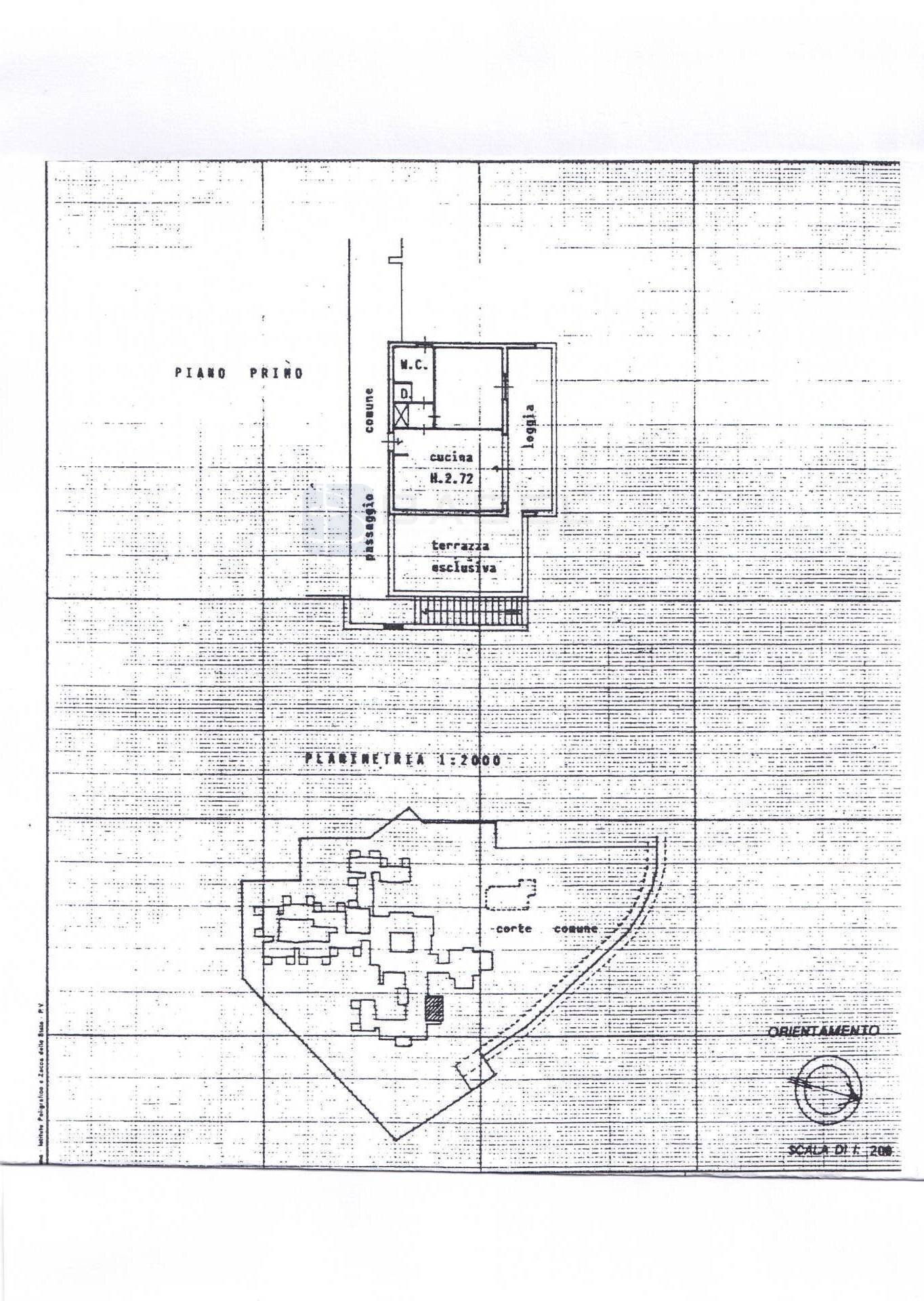 Foto 13 - Trilocale Via della Tartana, Castiglione della Pescaia - planimetria 1