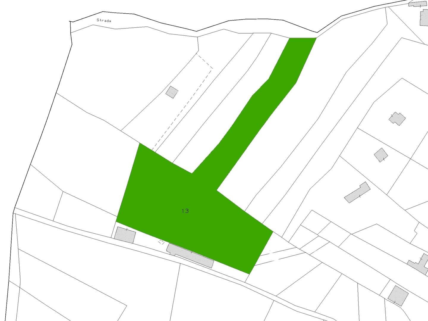 Foto 2 - Terreno agricolo Contrada Rebuttone, Altofonte - planimetria 1