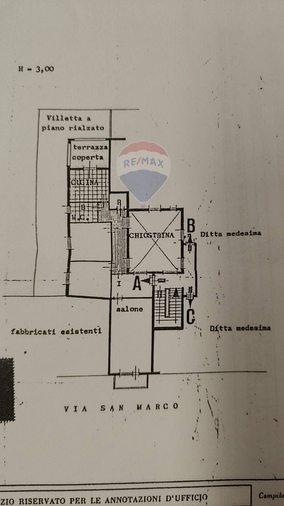 Pianta 2D - Quadrilocale VIA SAN MARCO
 
47, Santa Flavia - planimetria 1