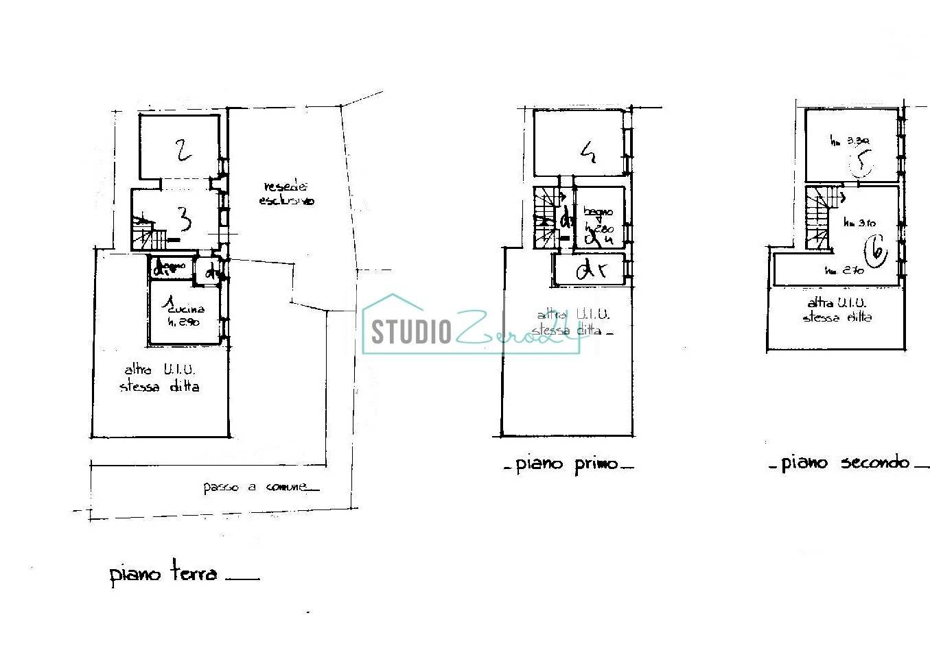 Foto 38 - Casa semi indipendente via vitoio, Pietrasanta - planimetria 1